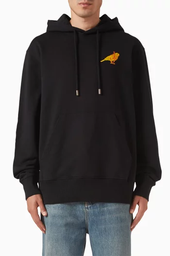 Canary Embroidered Hoodie in Organic Cotton