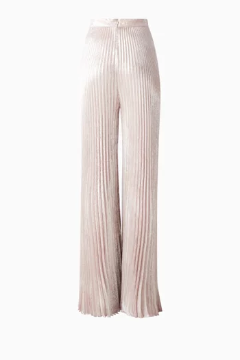 Bisous Pleated Wide-leg Pants