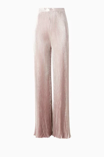 Bisous Pleated Wide-leg Pants