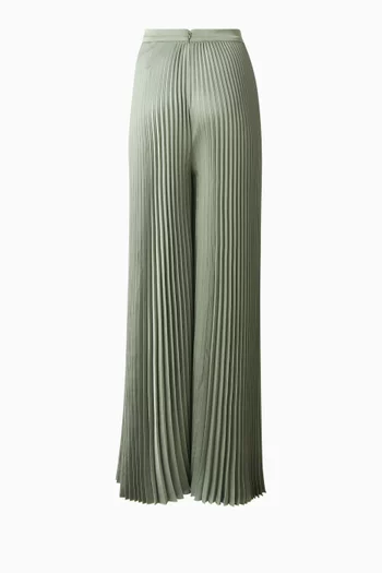 Bisous Pleated Wide-leg Pants