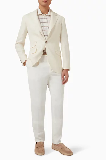 Deconstructed Cavallo Blazer in Linen-blend