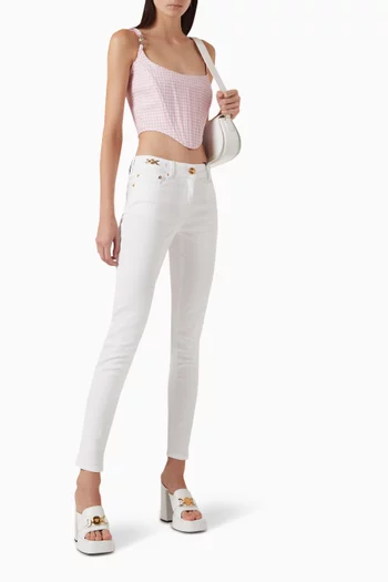 Medusa Skinny Jeans  in Denim