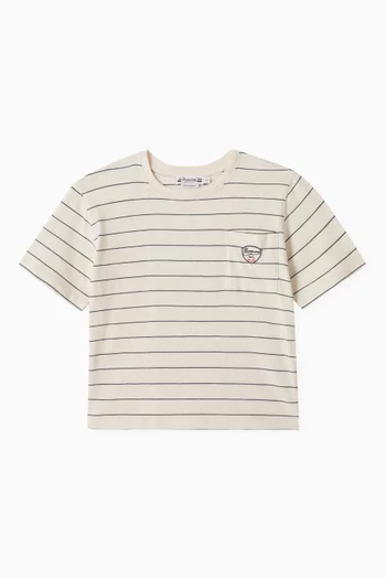 Striped Gio T-shirt in Cotton-jersey
