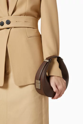 Mini Toni Shoulder Bag in Leather