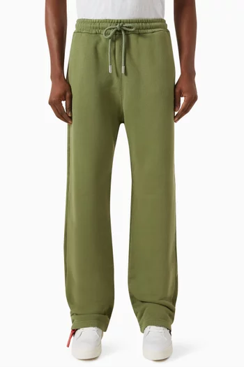 Windy Arrow Logo-print Sweatpants in Cotton