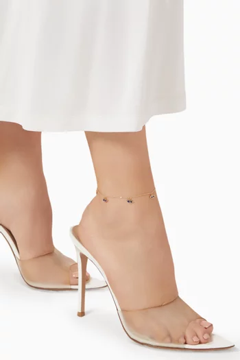 Ya Ein Enamel Anklet in 18kt Gold