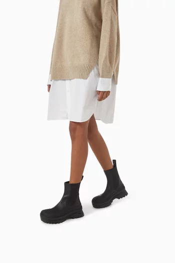 Trace Chelsea Boots in Vegan-leather