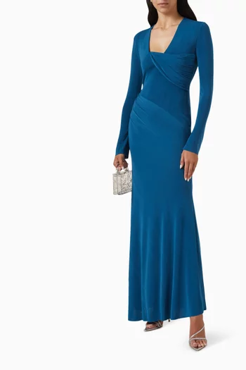 Jasmine Maxi Dress in Single Jersey Knit