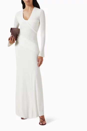 Jasmine Maxi Dress in Single Jersey Knit