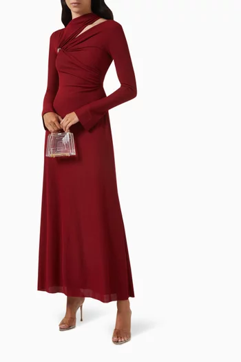 Jupiter Maxi Dress in Double Jersey Knit