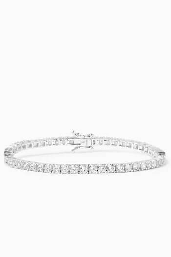 Classico Tennis Bracelet in Sterling Silver