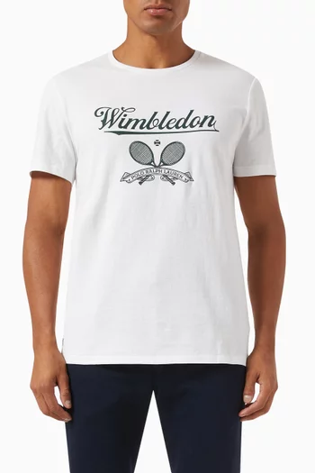 تي شيرت بشعار Wimbledon قطن