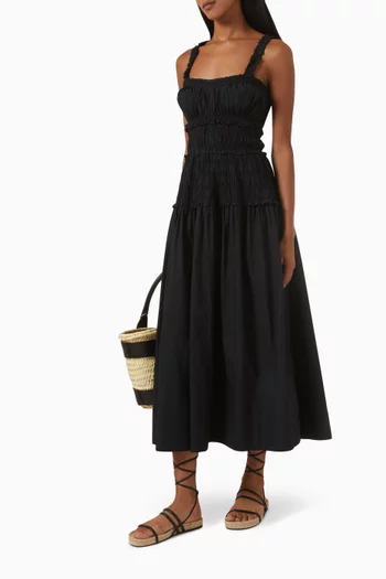 Marianne Midi Dress in Organic-cotton