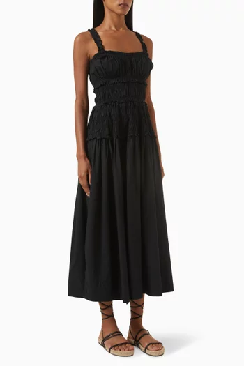 Marianne Midi Dress in Organic-cotton