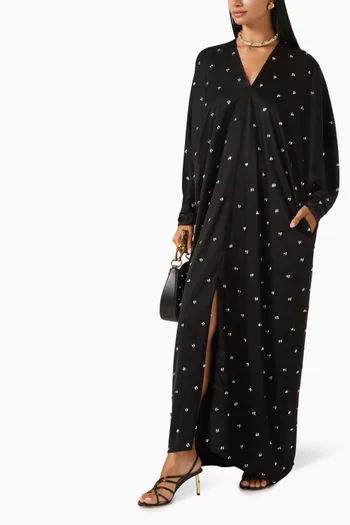 Embellished Kaftan Dress