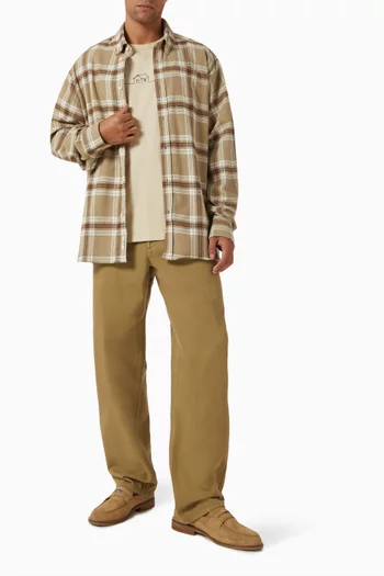 بنطال كلاي قطن تويل