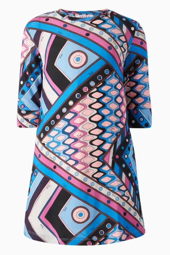 Viola-print Dress in Jersey