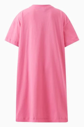 Graphic T-shirt Dress in Cotton