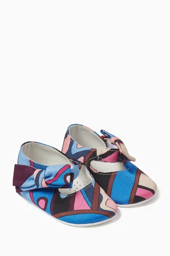 Viola Print Ballerina Sandals