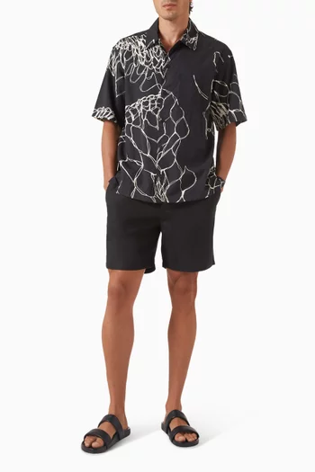 Sajabari Shorts in Linen