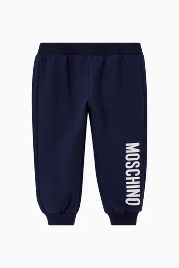 Logo Sweatpants in Cotton Jersey
