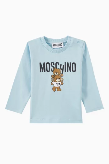 Buy Moschino T Shirts for Baby Boys Online in Bahrain Ounass