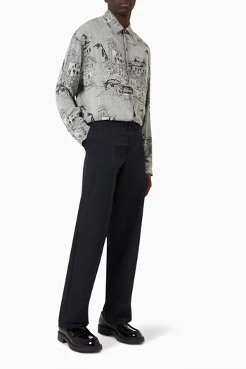 La Chemise Corto Shirt in Viscose-blend