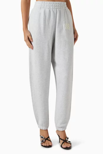 Embossed-logo Sweatpants in Cotton