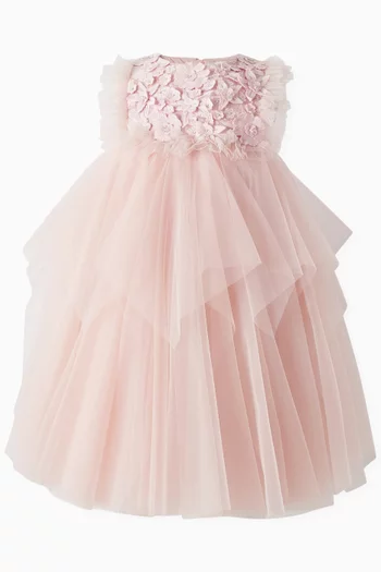 Maelle Flared Dress in Tulle