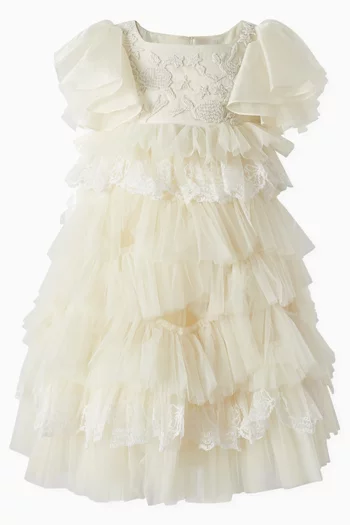 Dream Ruffle Dress in Tulle