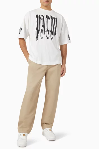 Classic Logo Chino Pants in Cotton