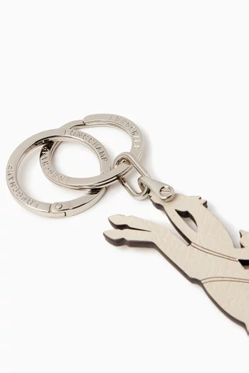 Le Pilage Horse Keyring in Leather