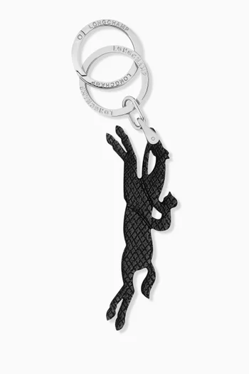 Le Pilage Horse Keyring in Leather