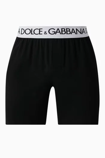 Logo Boxer Shorts in Cotton