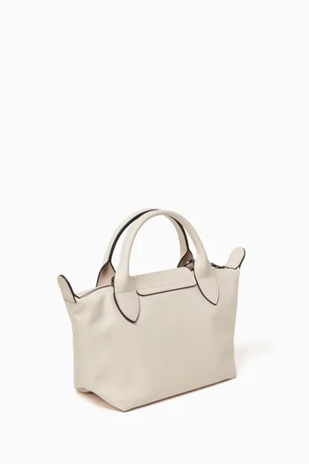 Mini Le Pliage Xtra Handbag in Leather