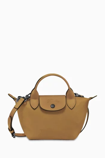 Mini Le Pliage Xtra Handbag in Leather