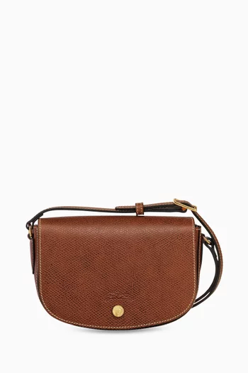 Small Épure Crossbody Bag in Grainy Leather