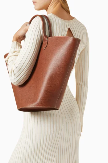 X-large Épure Tote Bag in Grainy Leather