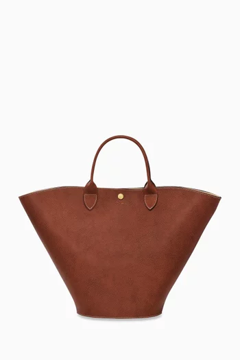 X-large Épure Tote Bag in Grainy Leather