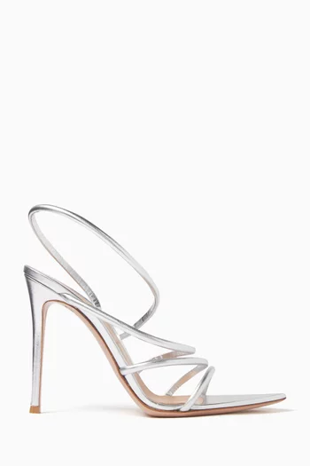 Ettie 105 Sandals in Metallic Nappa