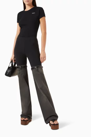 Hybrid Jeans in Jersey & Denim