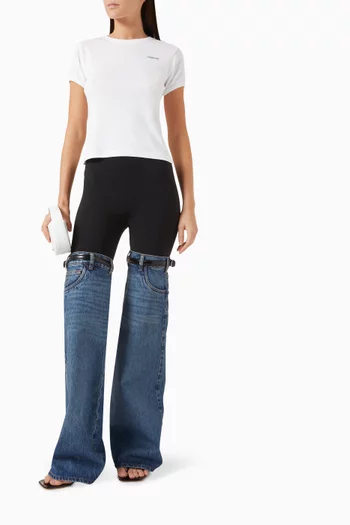 Hybrid Jeans in Jersey & Denim