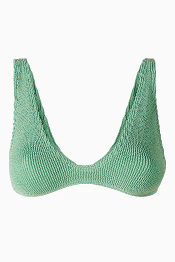 Scout Bikini Top in  Authentic Crinkle™ Fabric