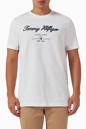 Script Logo T-shirt in Cotton-jersey