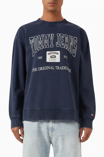 Archive Relaxed Sweatshirt in Cotton-terry