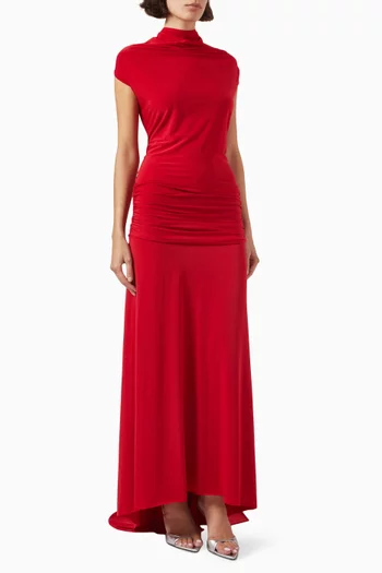 Flek Draped Maxi Dress