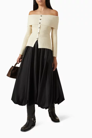 Balu Balloon Midi Skirt