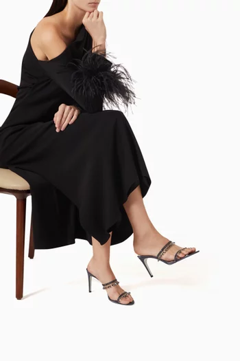 Chandelier 80 Sandals in Satin