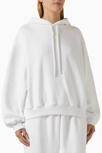 Logo-print Hoodie in Cotton