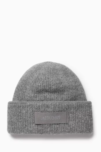 Le Bonnet Gros Grain Beanie in Wool-blend